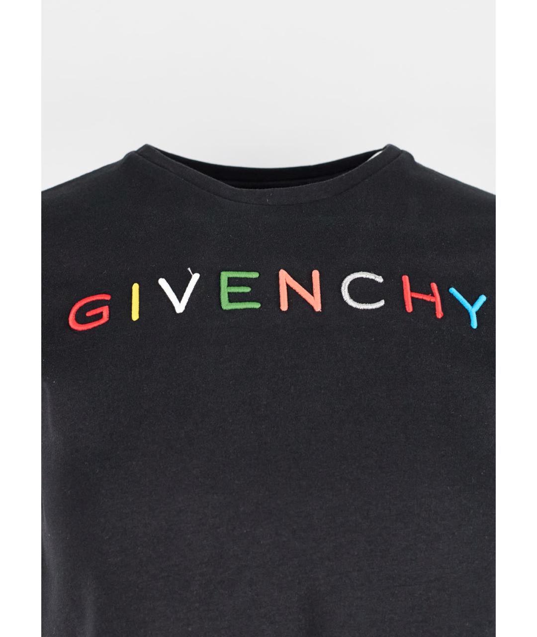 GIVENCHY Черный хлопковый детская футболка / топ, фото 4