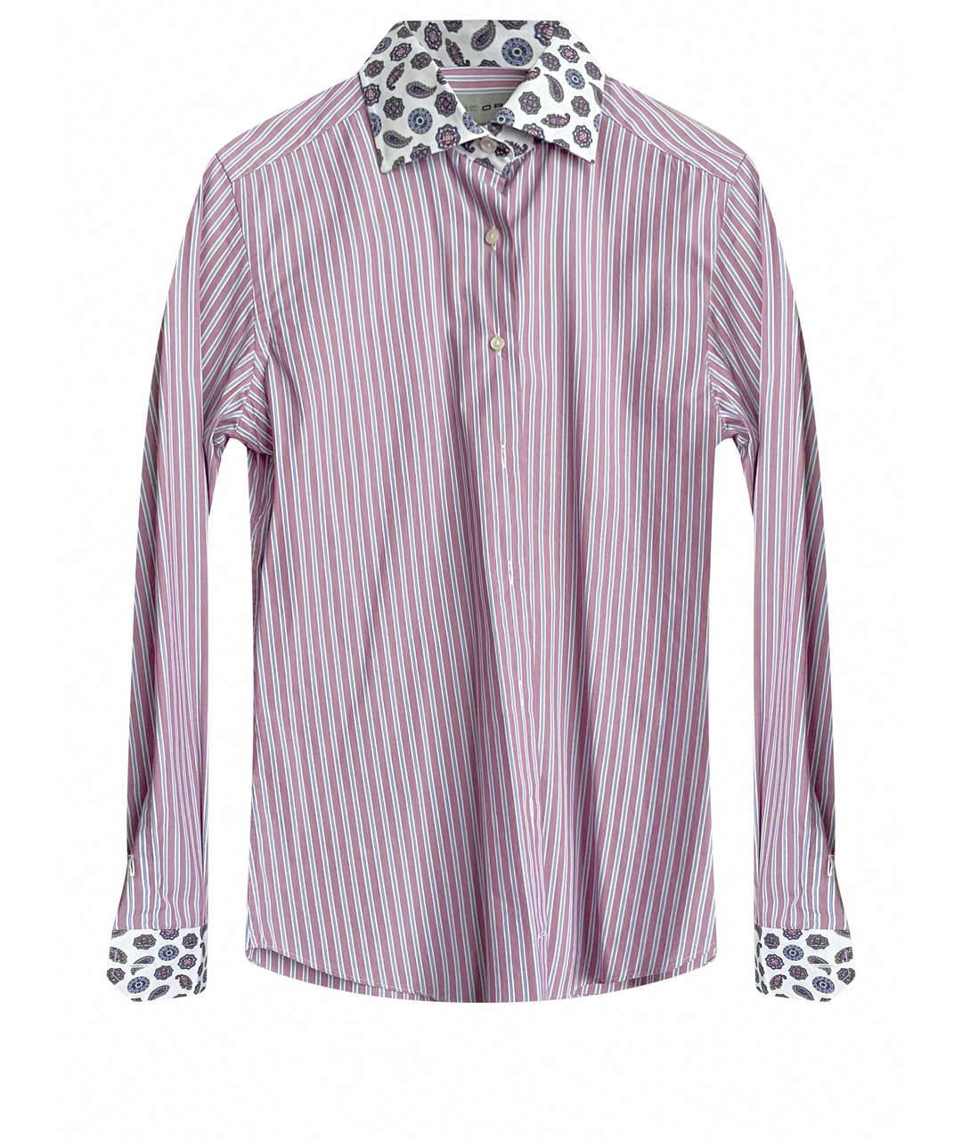 ETRO Фиолетовая хлопко-полиэстеровая кэжуал рубашка, фото 1