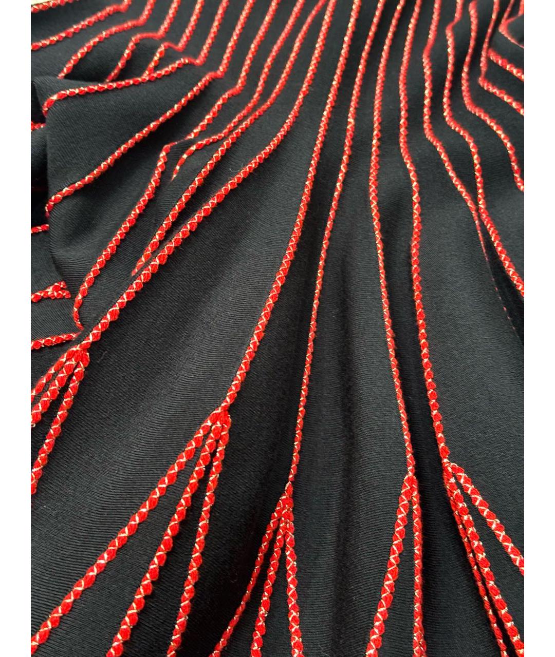 ALEXANDER MCQUEEN Бордовое шерстяное коктейльное платье, фото 4