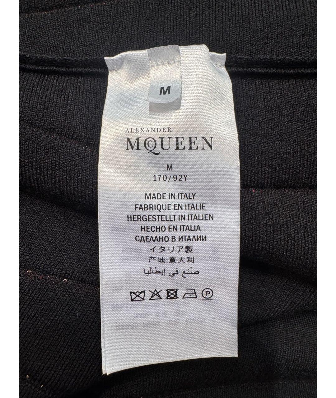 ALEXANDER MCQUEEN Бордовое шерстяное коктейльное платье, фото 6
