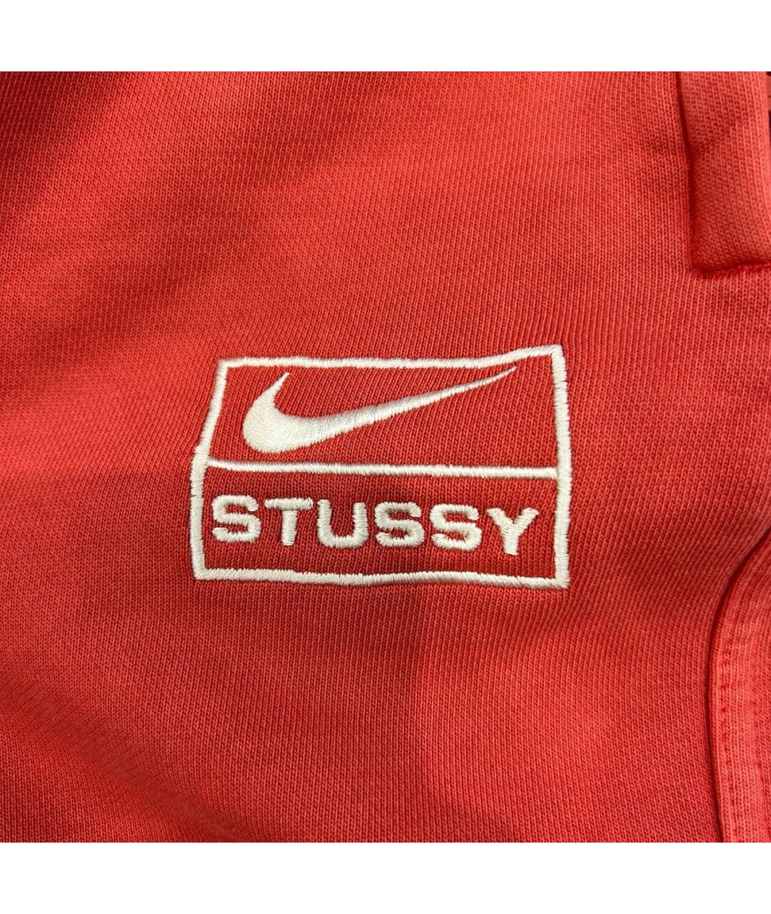 STUSSY Красные хлопковые повседневные брюки, фото 4