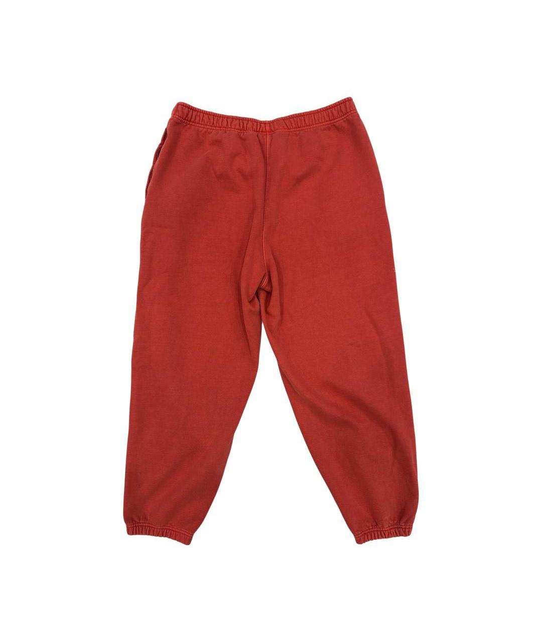 STUSSY Красные хлопковые повседневные брюки, фото 2