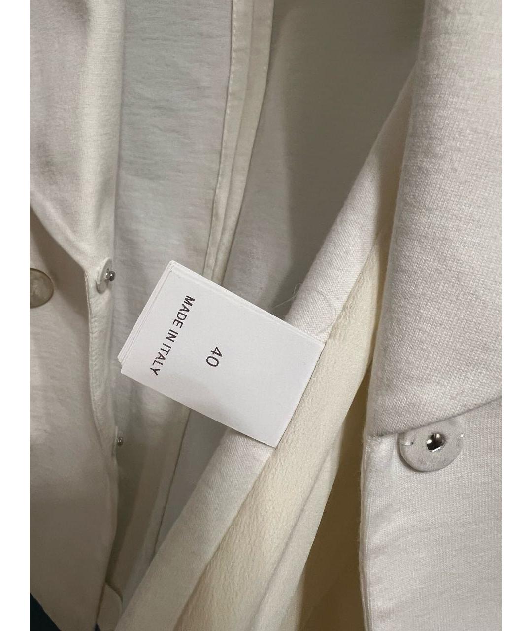 BRUNELLO CUCINELLI Белый хлопковый жакет/пиджак, фото 6