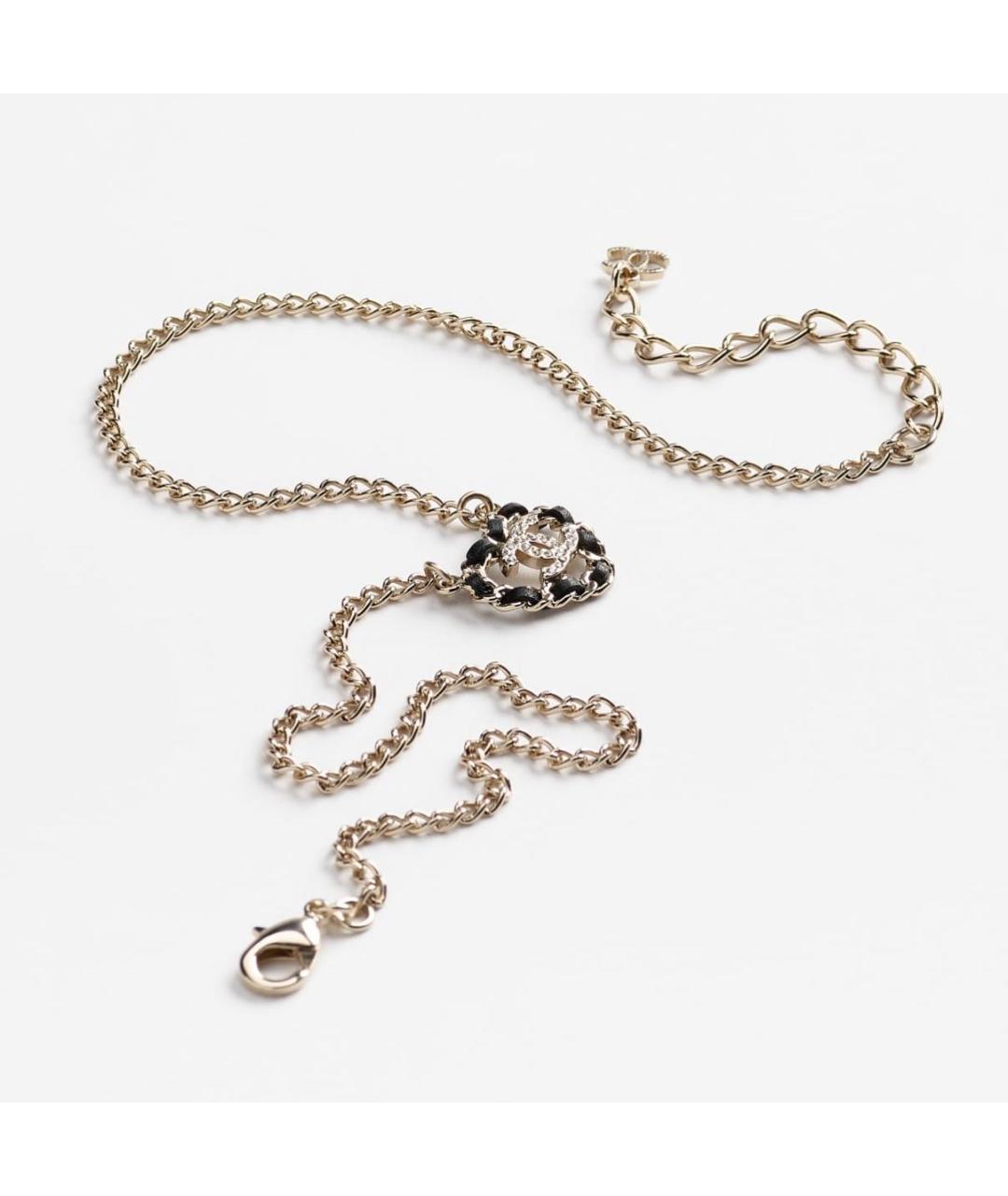 CHANEL Золотое металлическое колье, фото 2