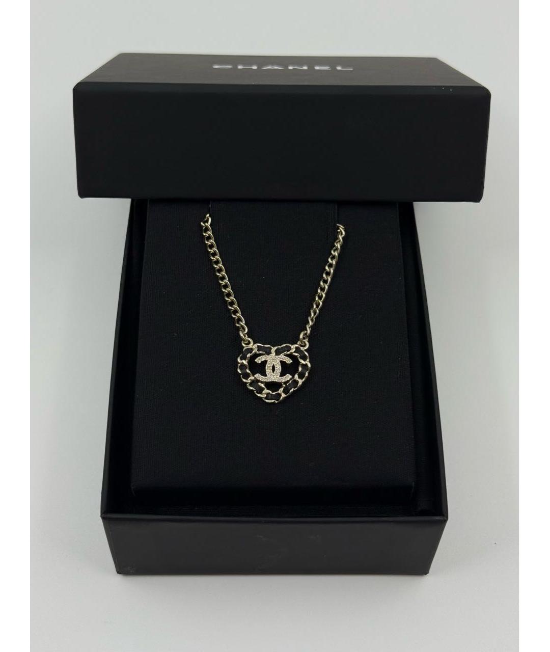 CHANEL Золотое металлическое колье, фото 6