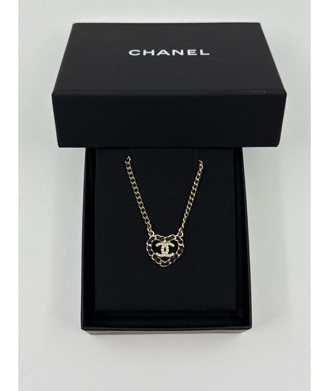 CHANEL Золотое металлическое колье, фото 7