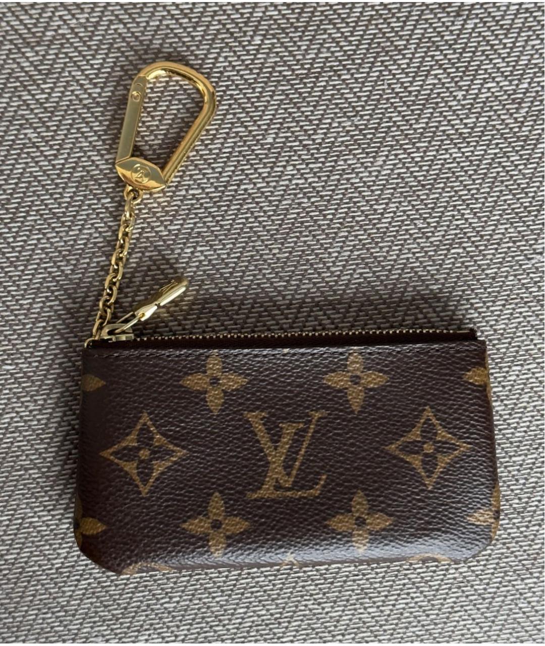 LOUIS VUITTON Коричневая ключница, фото 6
