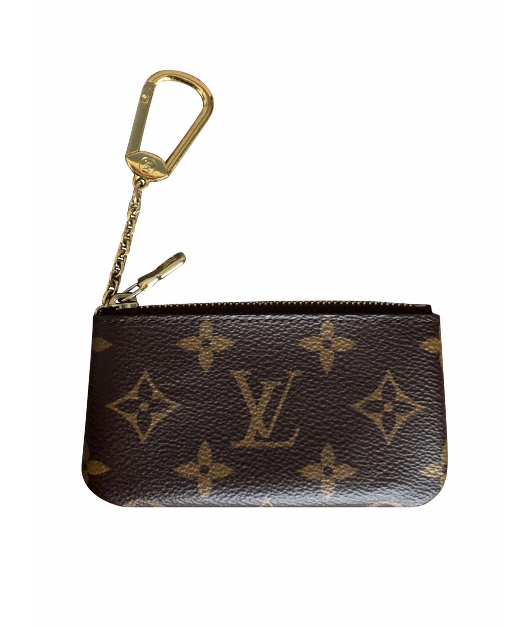 LOUIS VUITTON Коричневая ключница, фото 1
