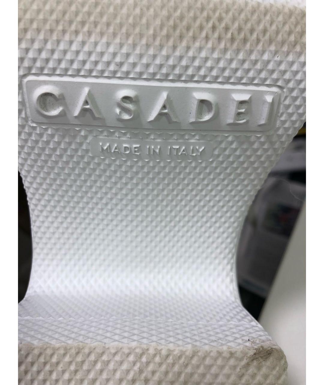 CASADEI Хаки текстильные брогги и оксфорды, фото 5