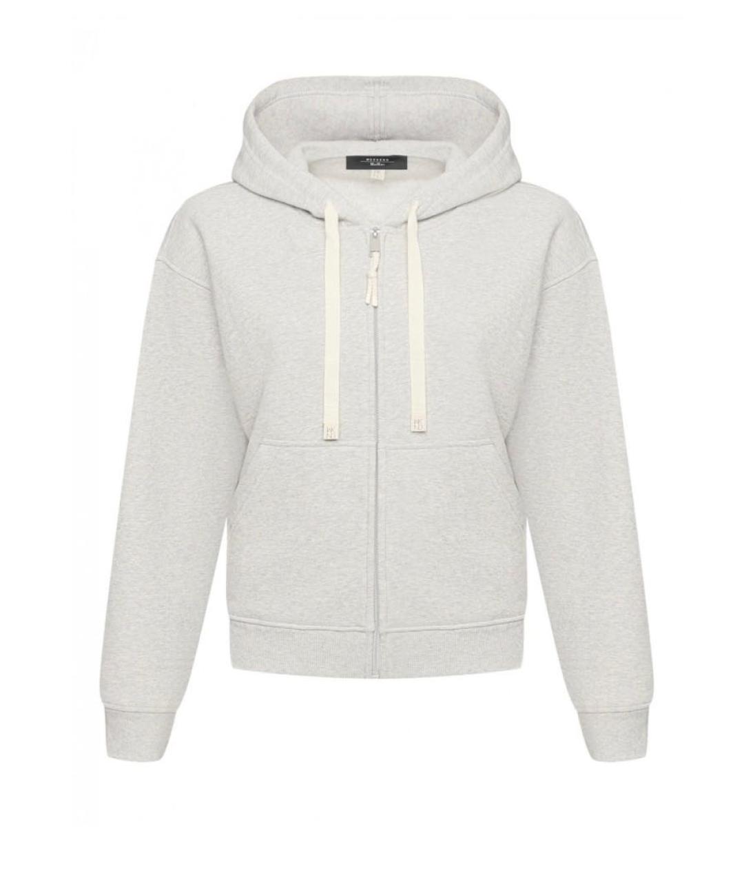 WEEKEND MAX MARA Серый хлопковый костюм с брюками, фото 1