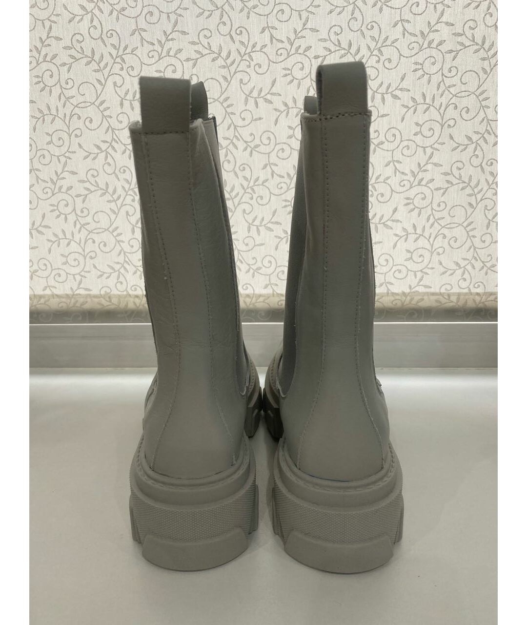 L"ETROSA Серые кожаные ботинки, фото 2