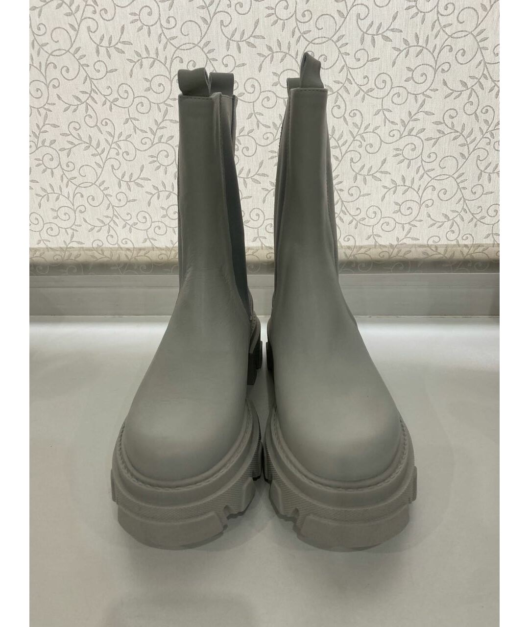 L"ETROSA Серые кожаные ботинки, фото 3
