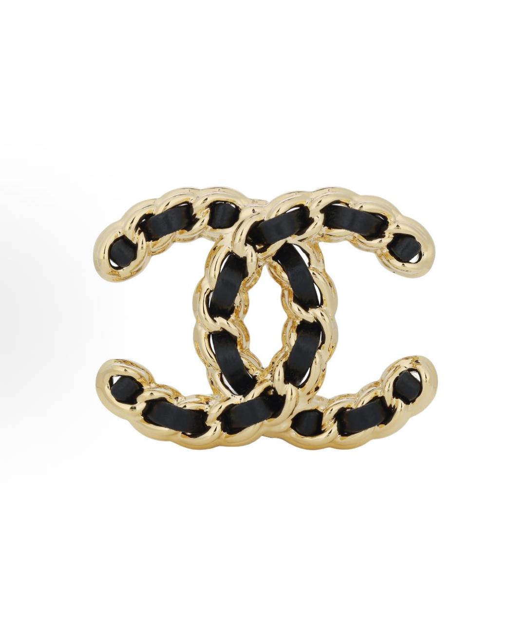 CHANEL Золотая металлическая булавка / брошь, фото 5