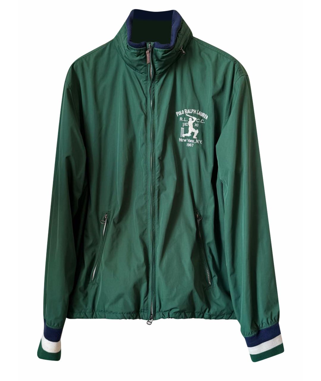 POLO RALPH LAUREN Зеленая полиэстеровая куртка, фото 1