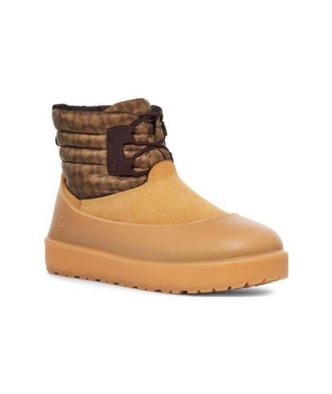 UGG AUSTRALIA Горчичные замшевые ботинки, фото 2