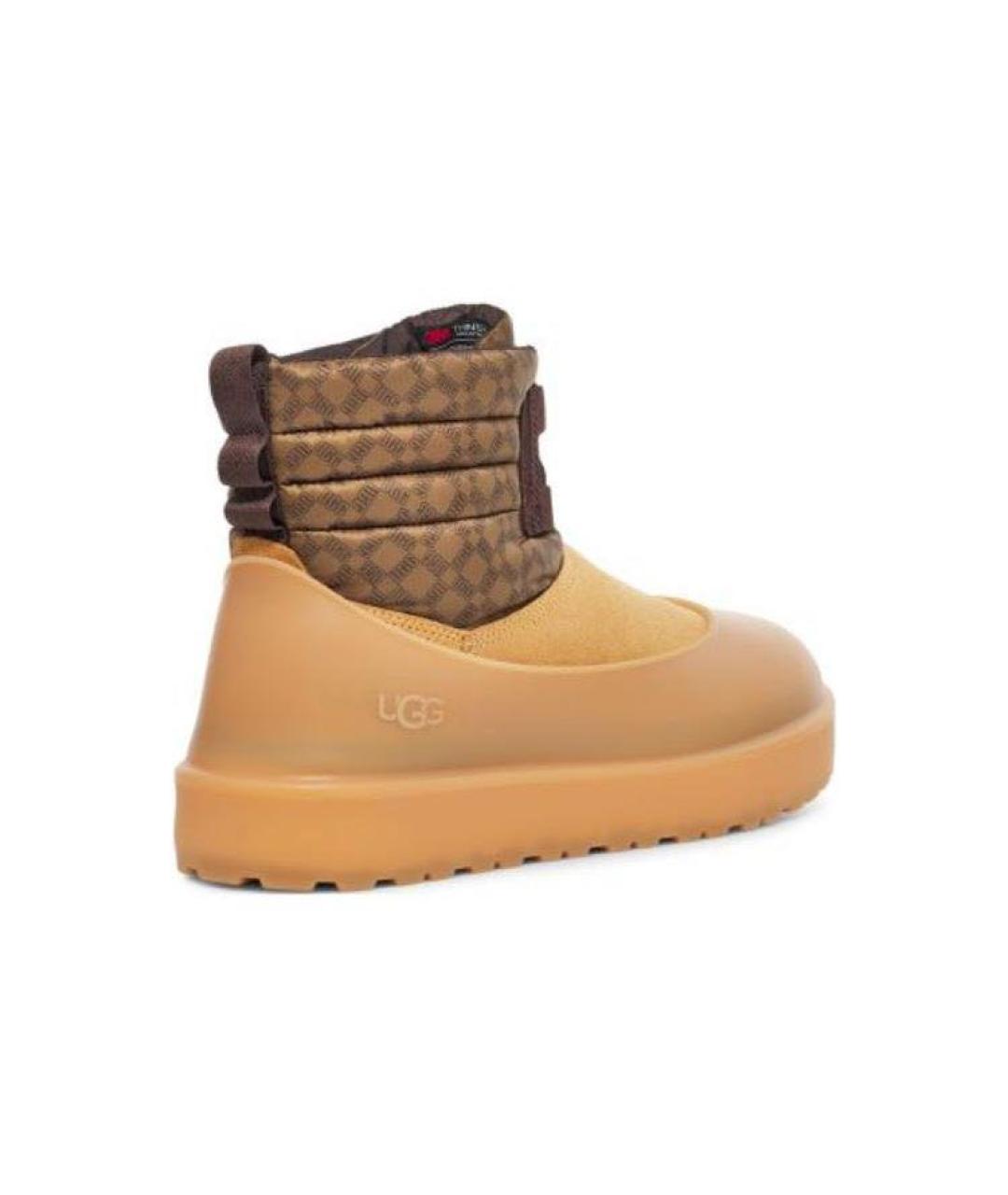 UGG AUSTRALIA Горчичные замшевые ботинки, фото 3