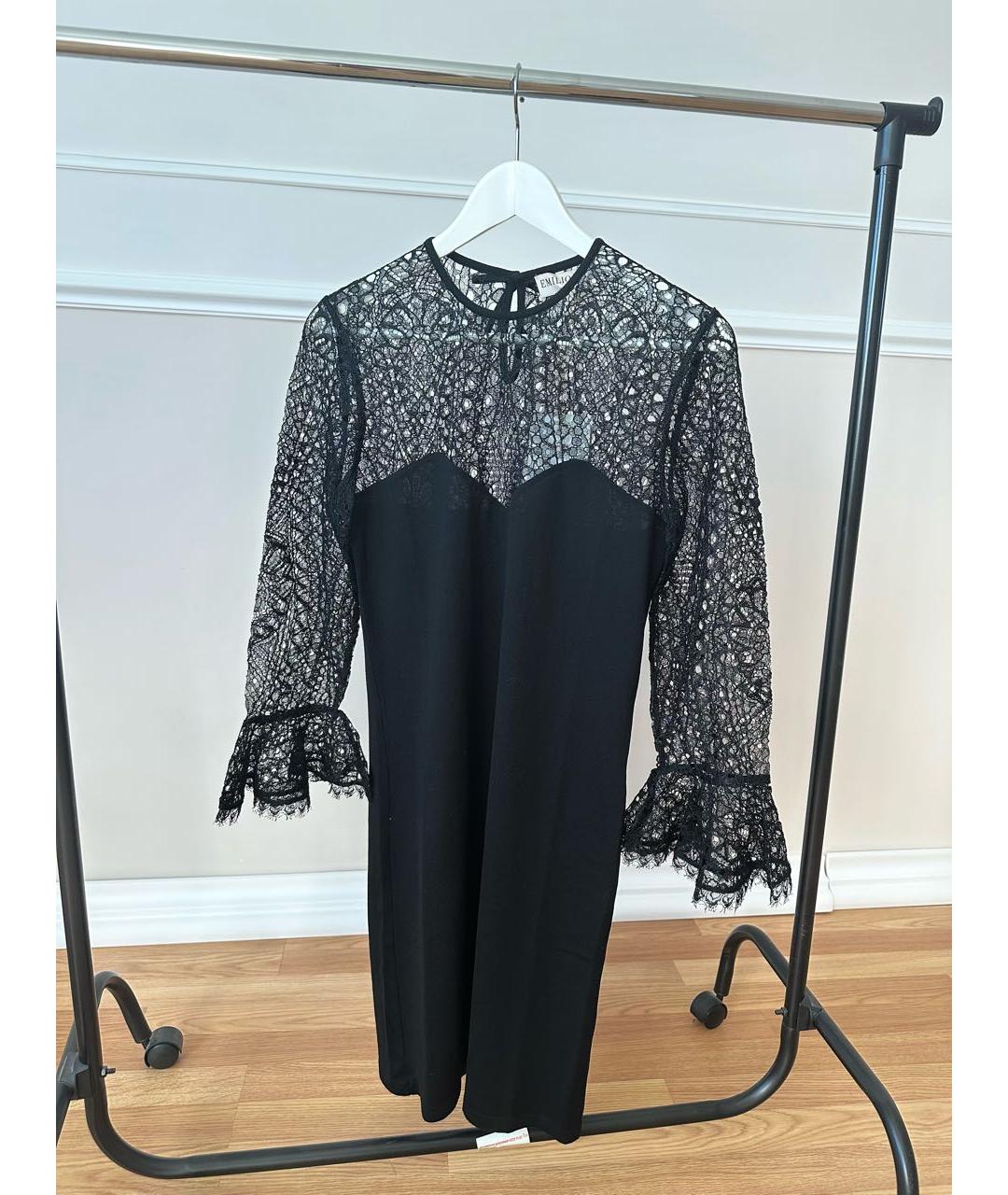EMILIO PUCCI Черное вискозное коктейльное платье, фото 6