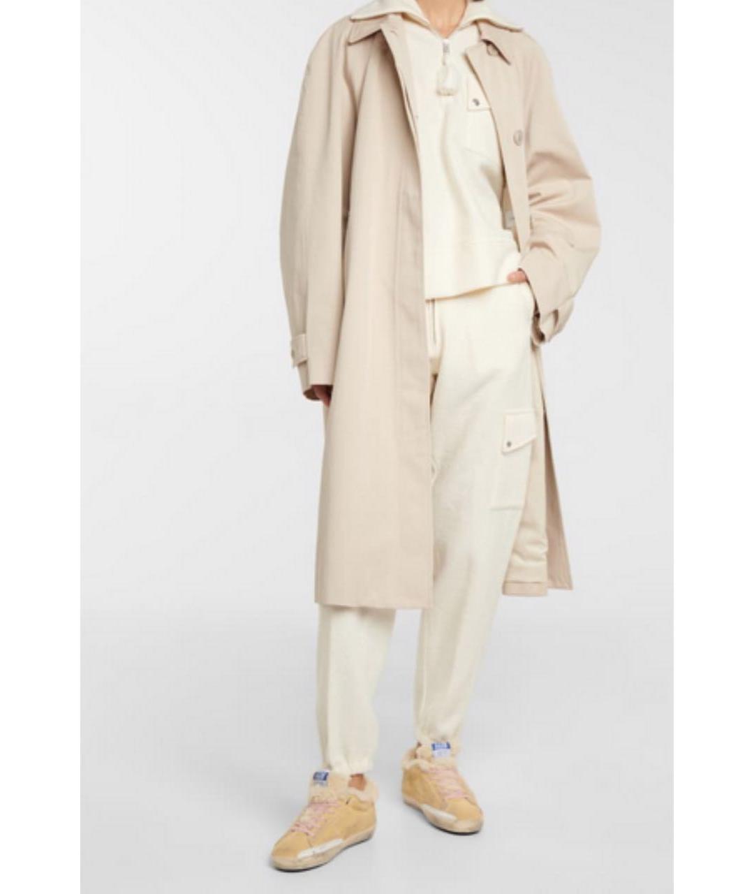 GOLDEN GOOSE DELUXE BRAND Бежевые замшевые кеды, фото 8