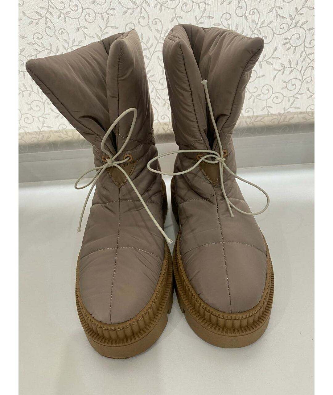L"ETROSA Бежевые текстильные ботинки, фото 5