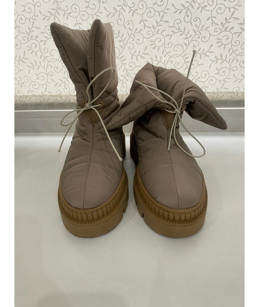 L"ETROSA Бежевые текстильные ботинки, фото 4