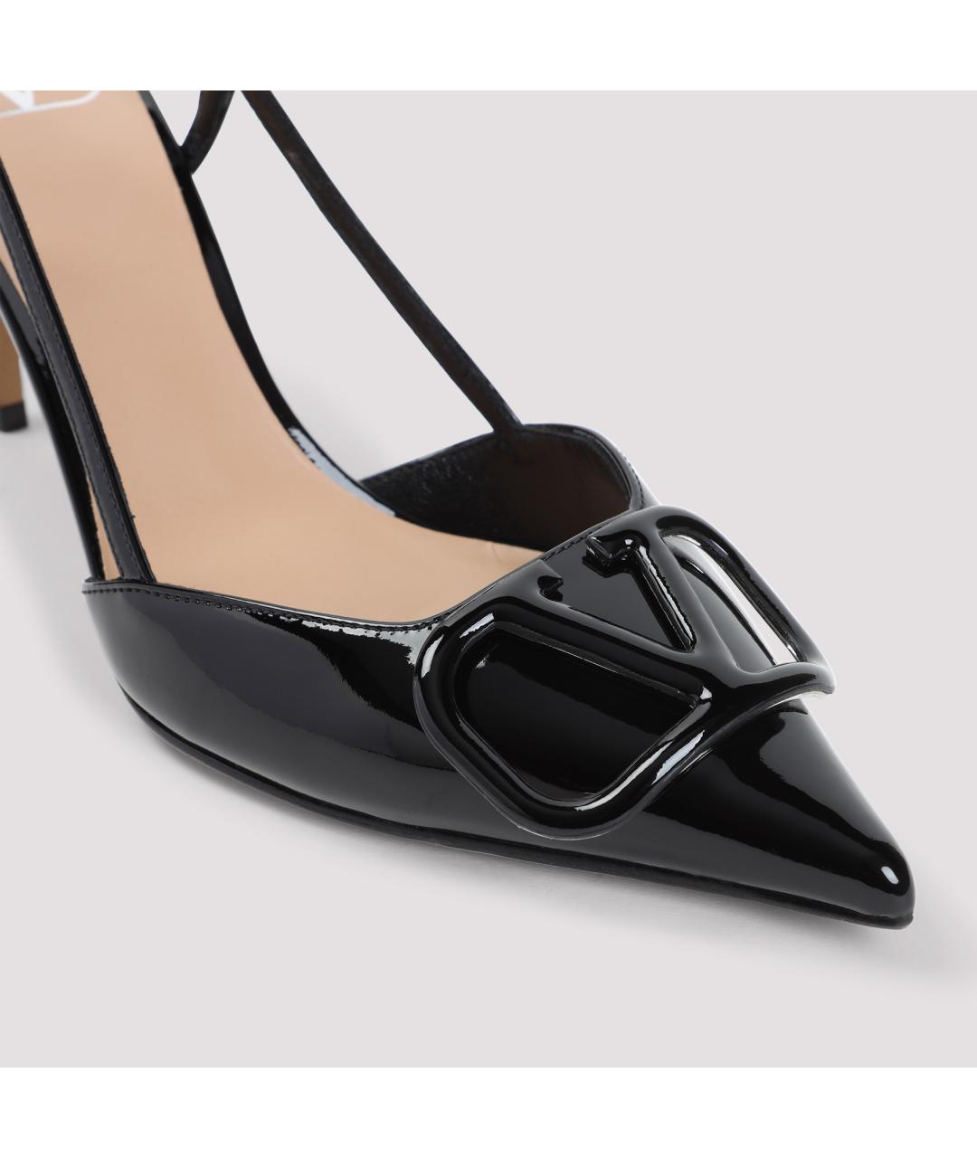 VALENTINO Черные туфли из лакированной кожи, фото 4