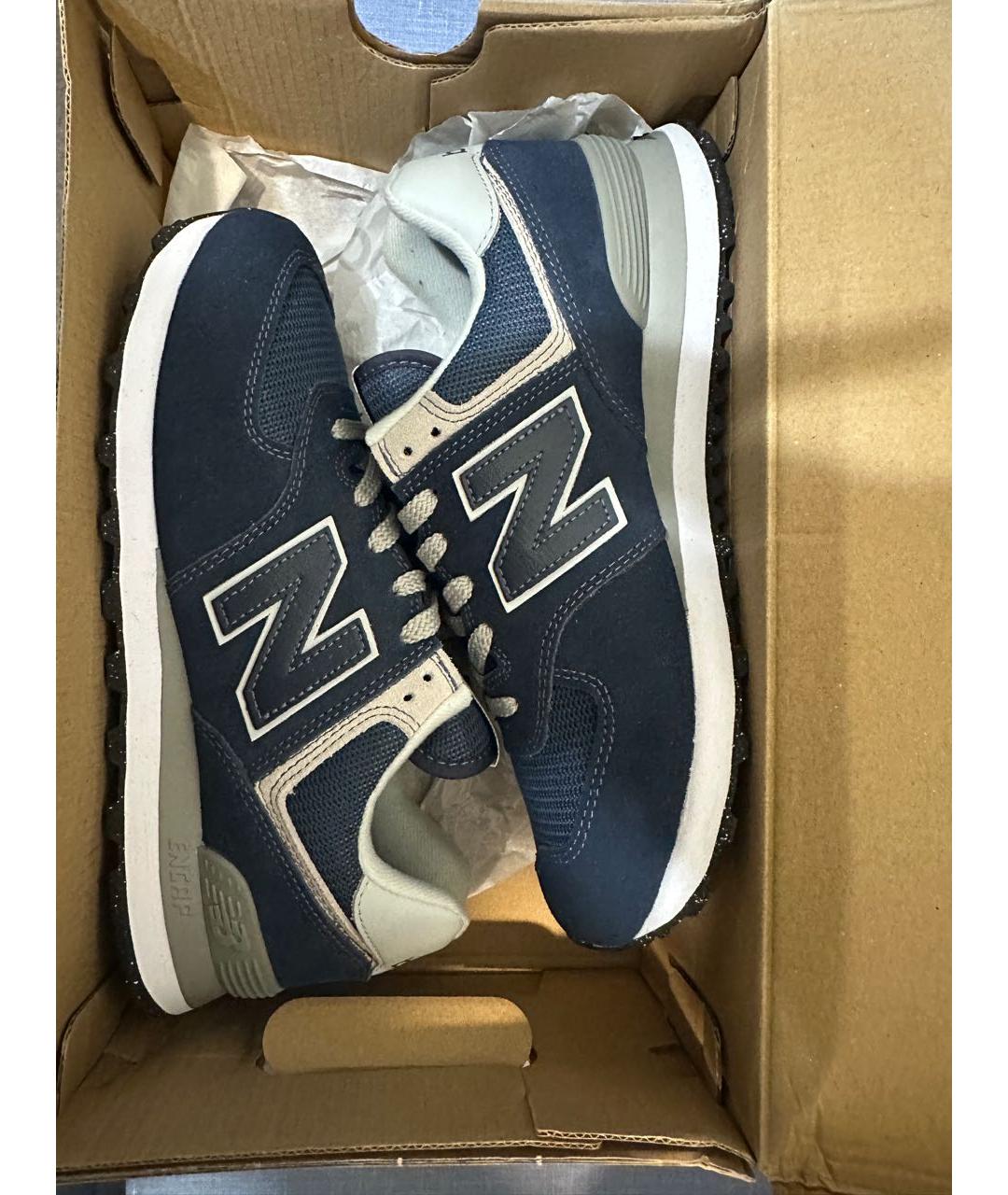NEW BALANCE Темно-синие низкие кроссовки / кеды, фото 4