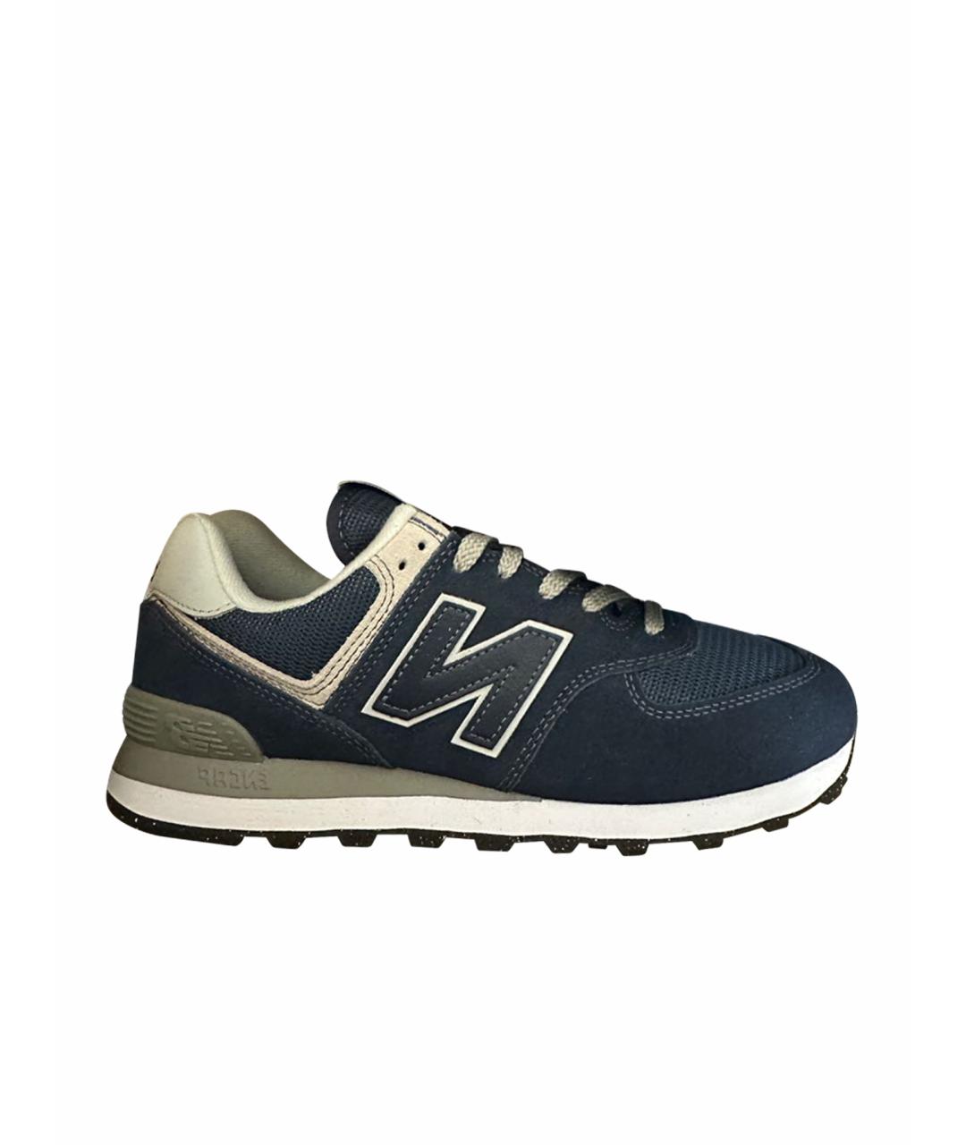 NEW BALANCE Темно-синие низкие кроссовки / кеды, фото 1