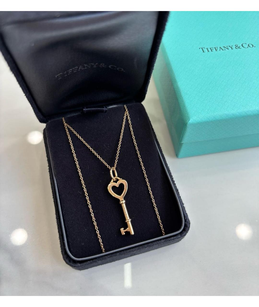 TIFFANY&CO Розовое колье из розового золота, фото 6