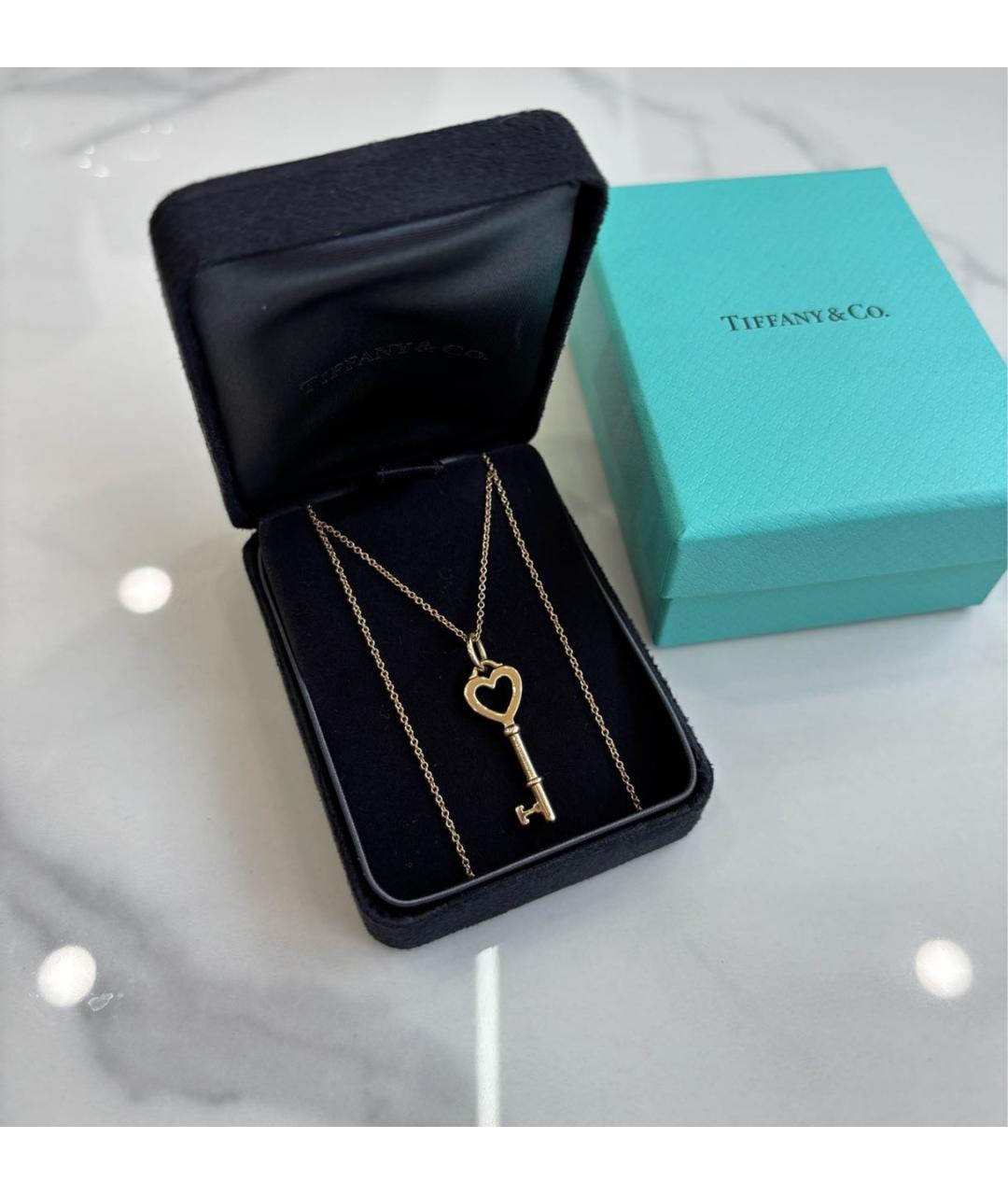 TIFFANY&CO Розовое колье из розового золота, фото 2