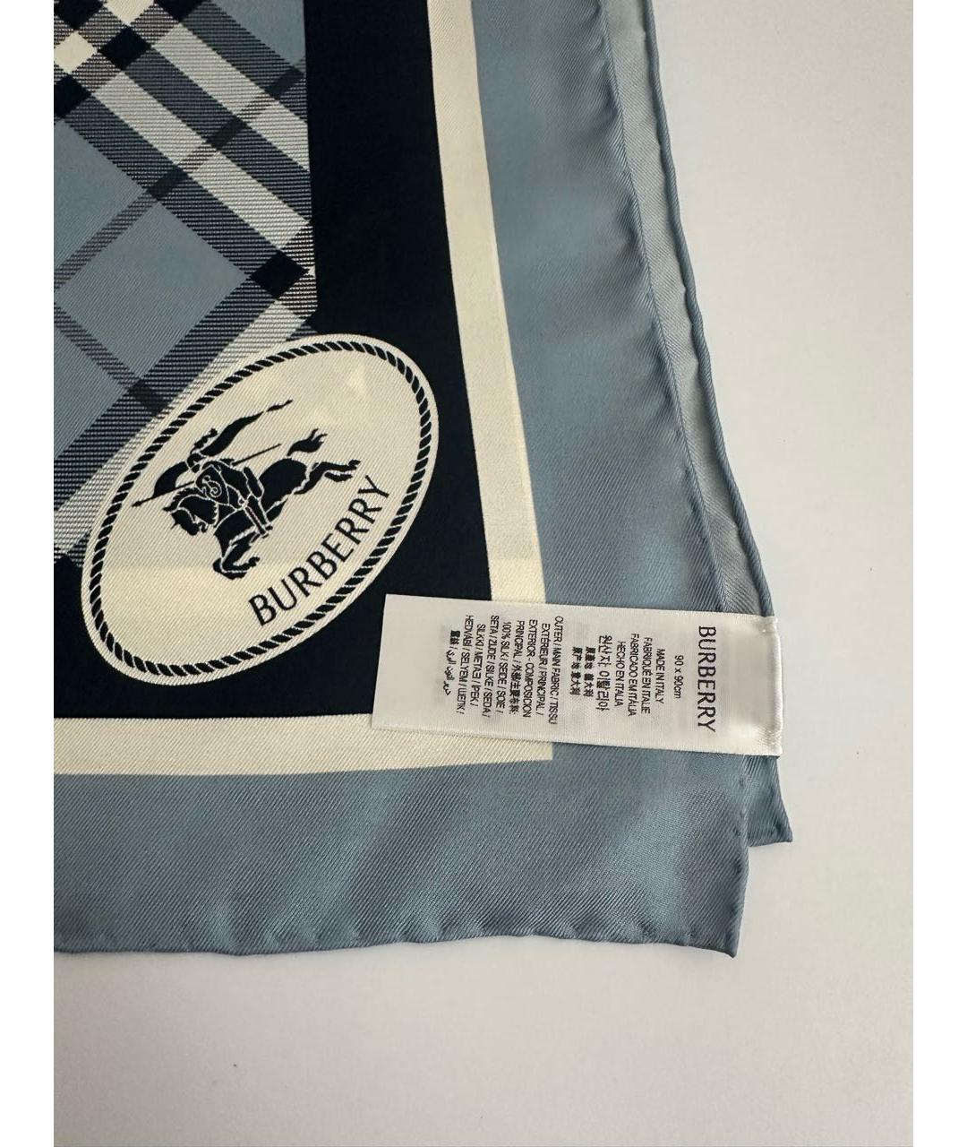 BURBERRY Мульти шелковый платок, фото 3