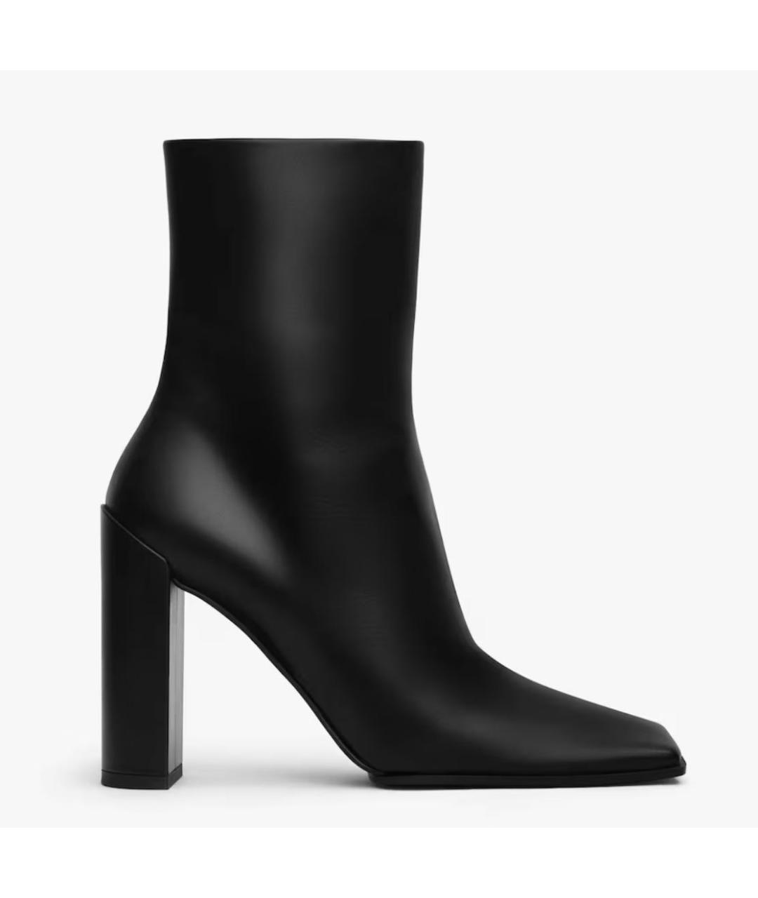 ALAIA Черные кожаные ботильоны, фото 5