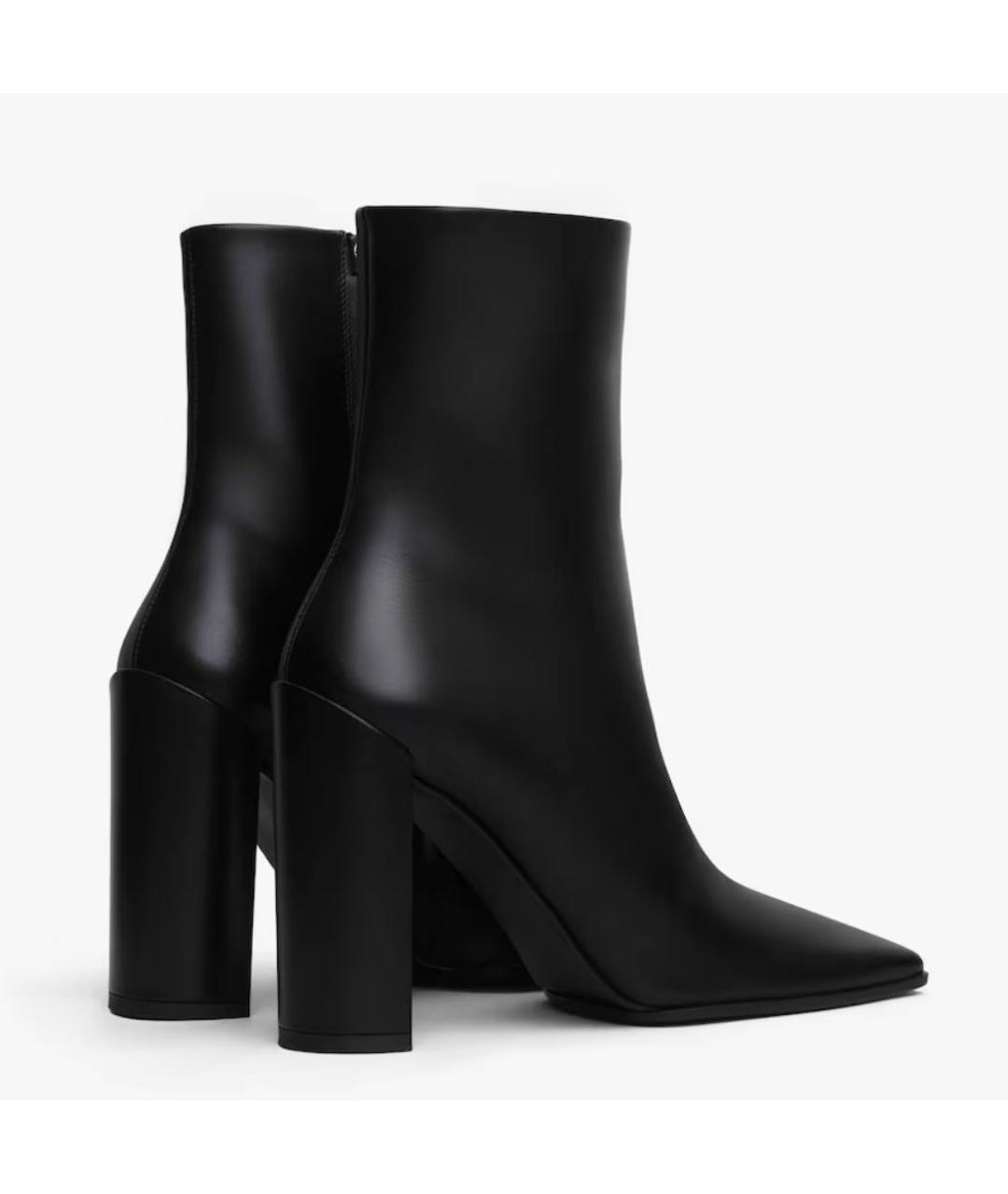 ALAIA Черные кожаные ботильоны, фото 2