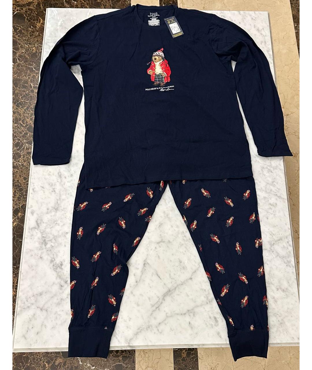 POLO RALPH LAUREN Темно-синяя пижама, фото 2