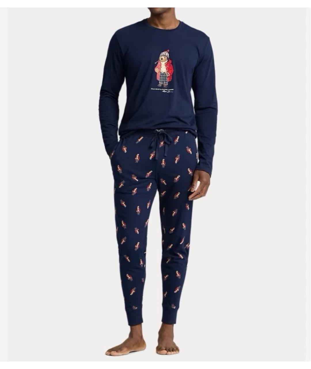 POLO RALPH LAUREN Темно-синяя пижама, фото 4