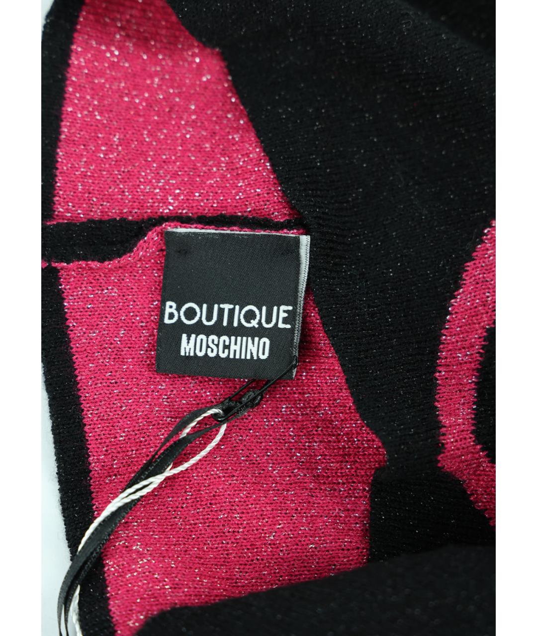 BOUTIQUE MOSCHINO Черная шапка, фото 3