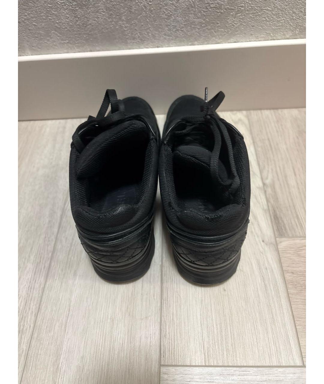 CHANEL Черные кожаные кроссовки, фото 4