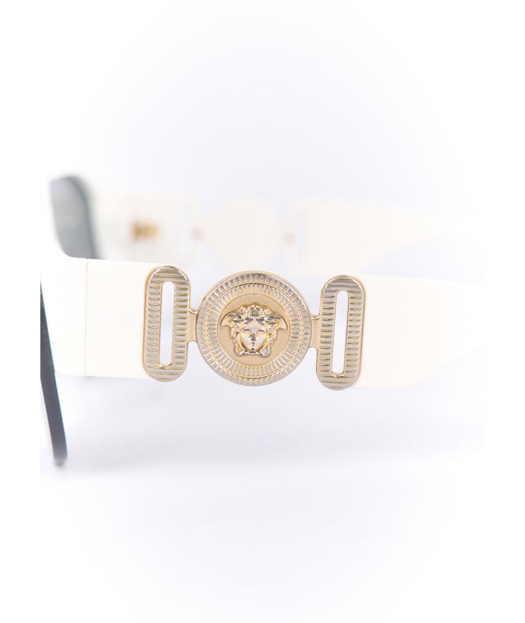VERSACE Черные пластиковые солнцезащитные очки, фото 4
