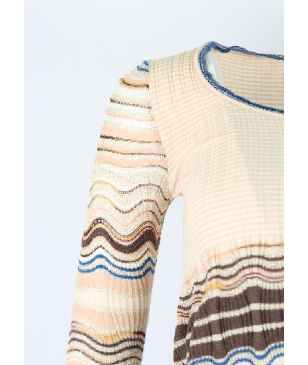 MISSONI Бежевый шерстяной джемпер / свитер, фото 5