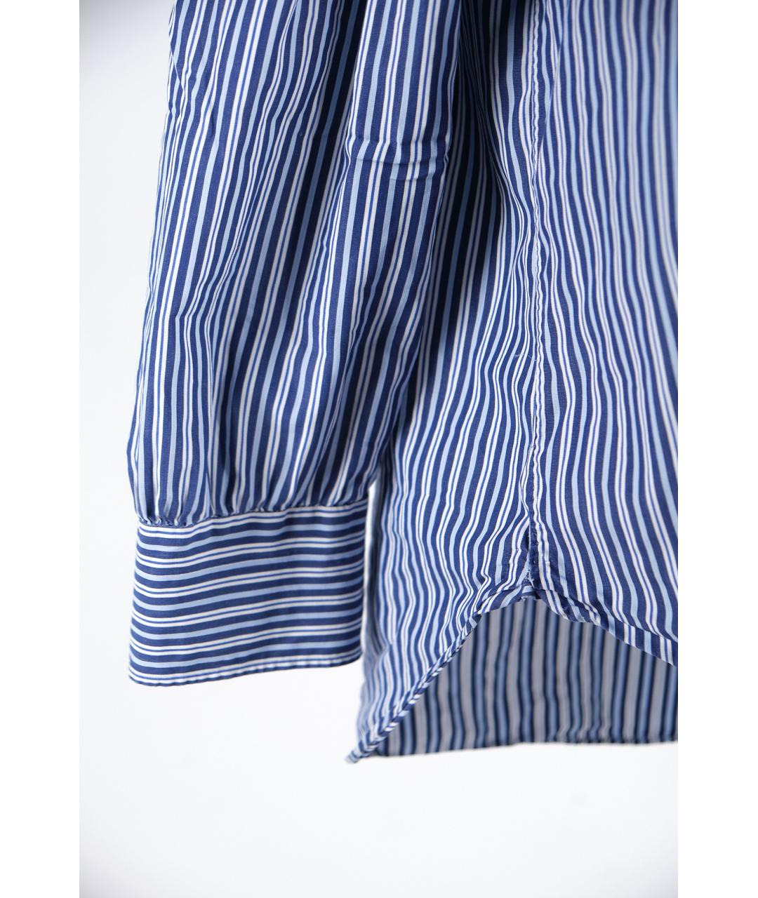 KITON Голубая хлопковая классическая рубашка, фото 4