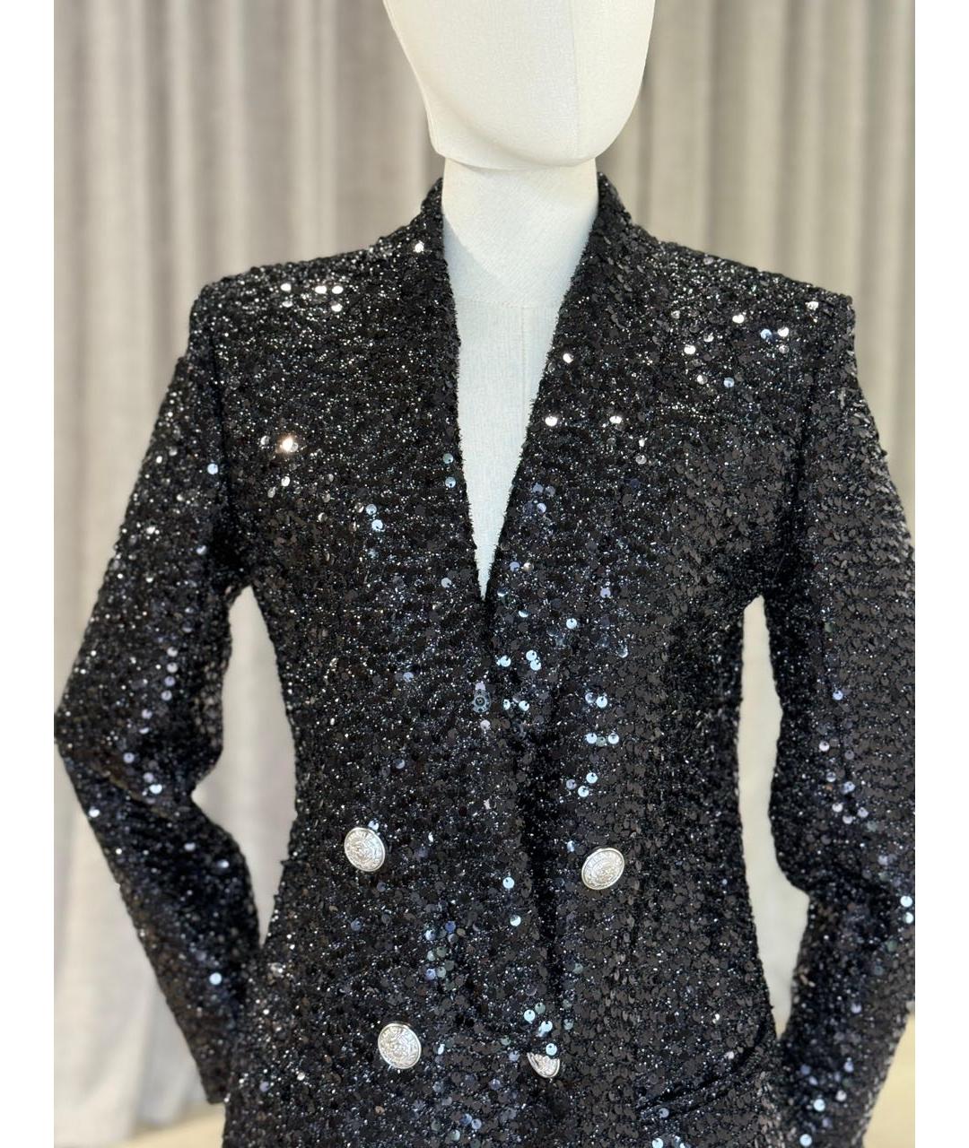 BALMAIN Черное коктейльное платье, фото 3