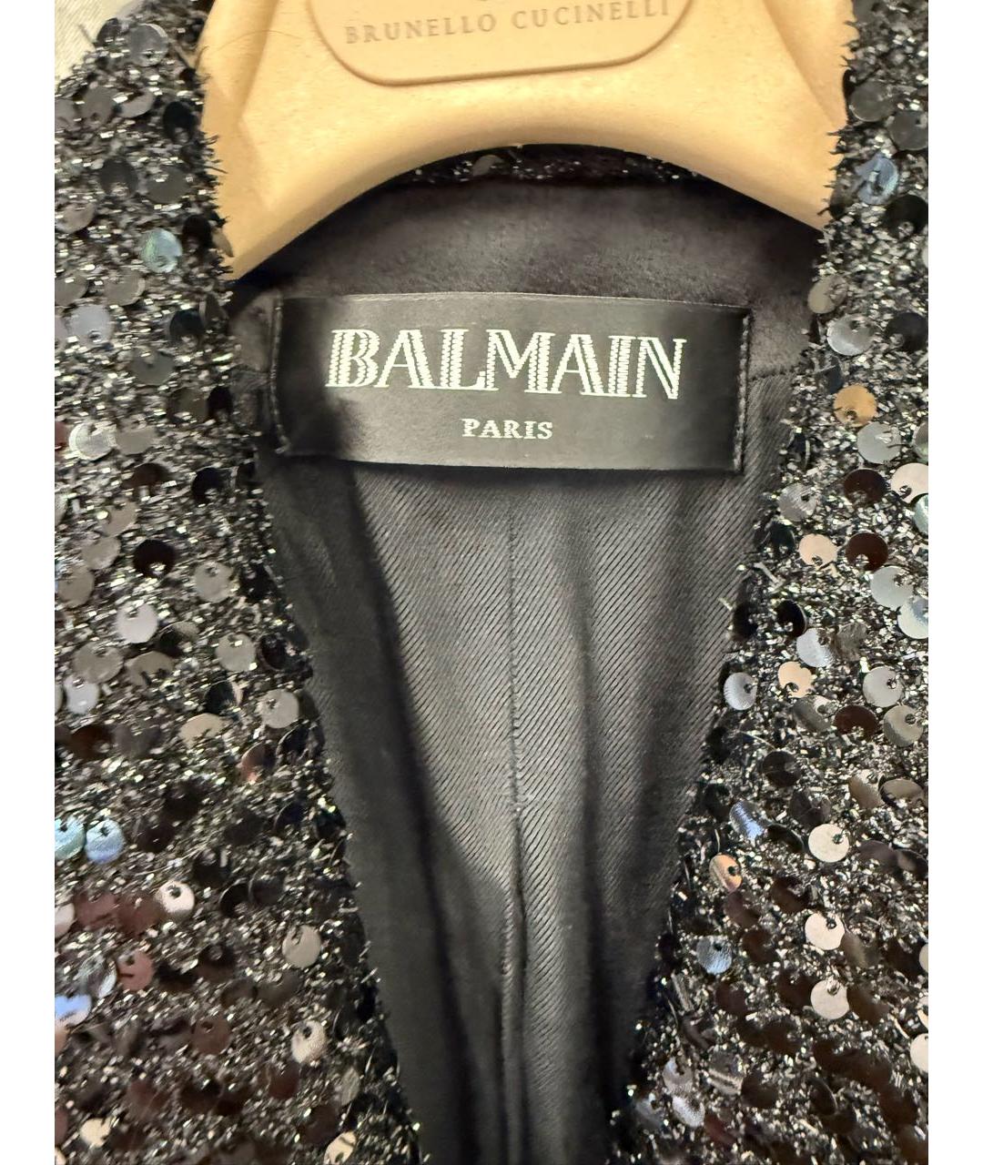 BALMAIN Черное коктейльное платье, фото 5
