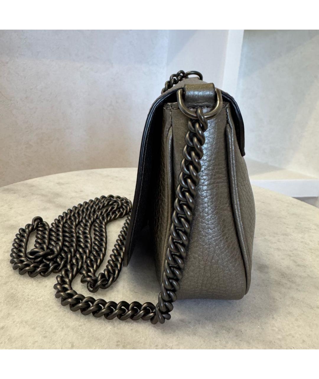 GUCCI Кожаная сумка через плечо, фото 7