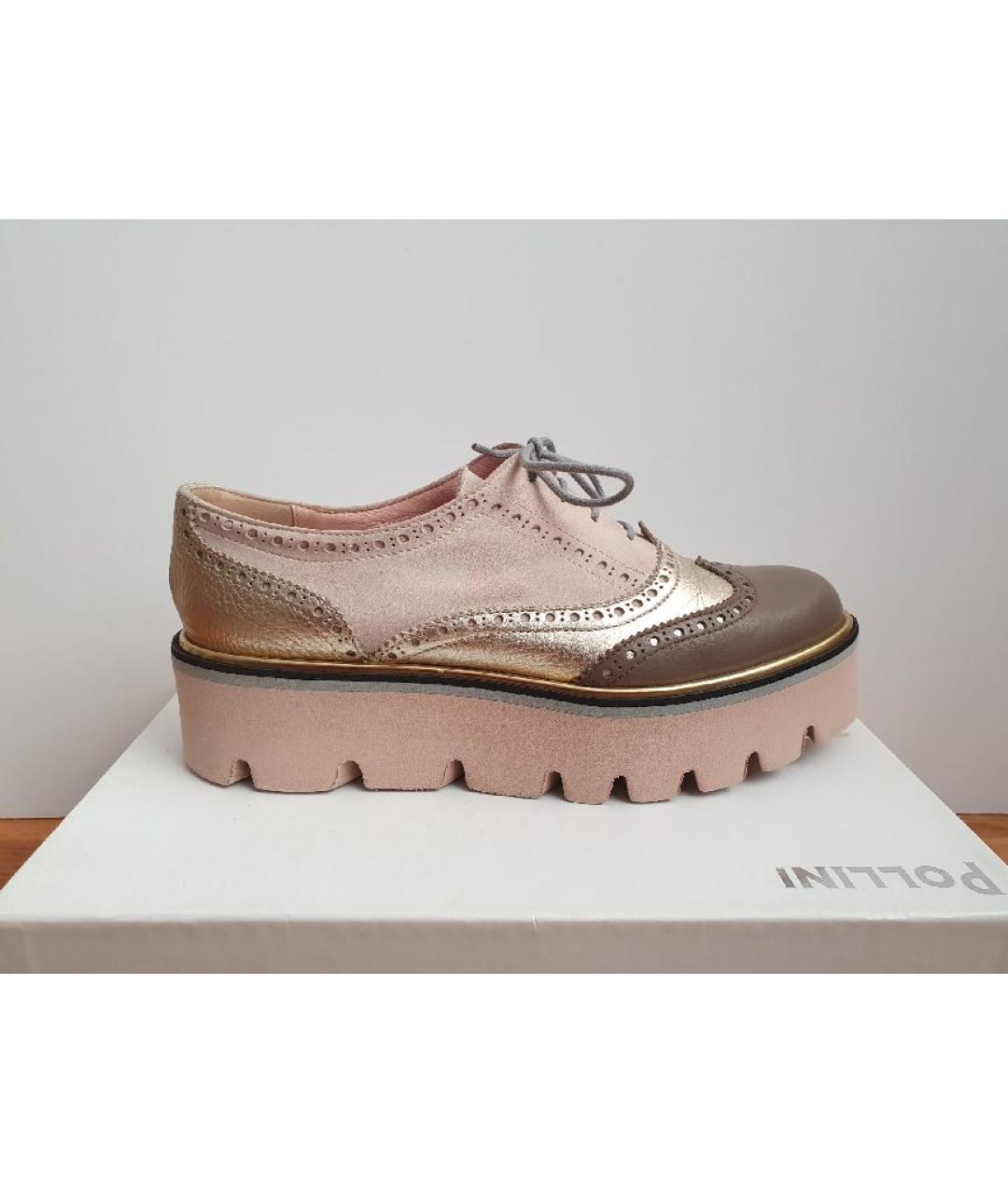 POLLINI Мульти кожаные брогги и оксфорды, фото 10