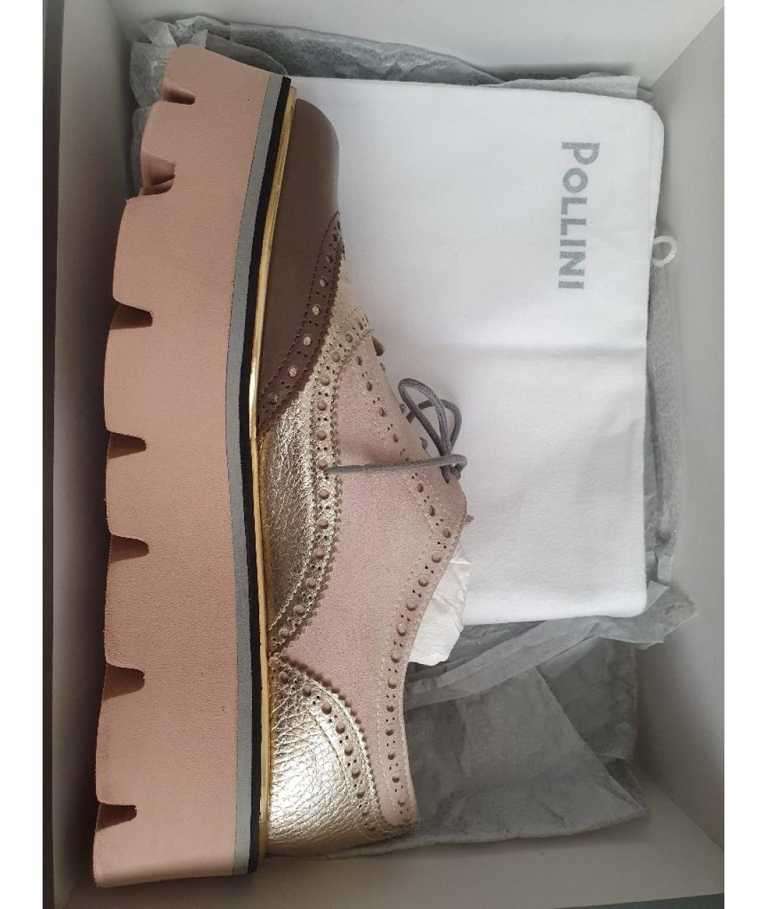 POLLINI Мульти кожаные брогги и оксфорды, фото 8