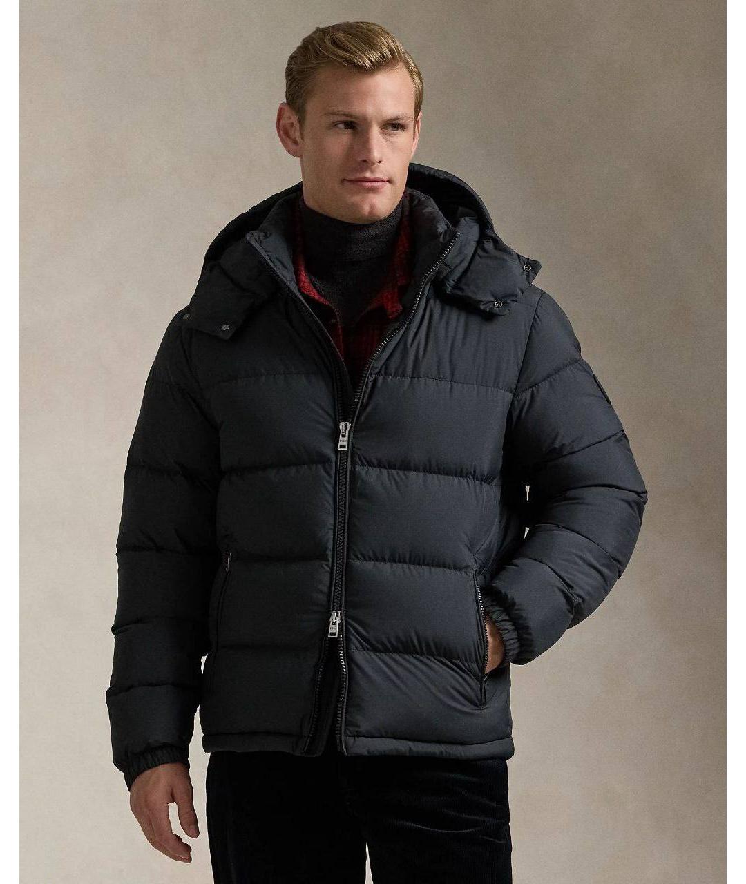 POLO RALPH LAUREN Черный пуховик, фото 5