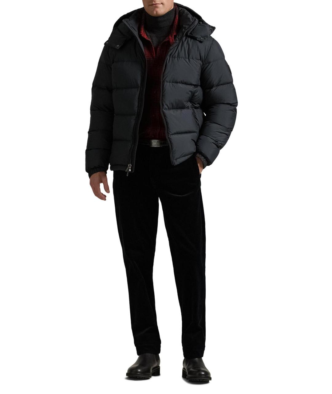 POLO RALPH LAUREN Черный пуховик, фото 6