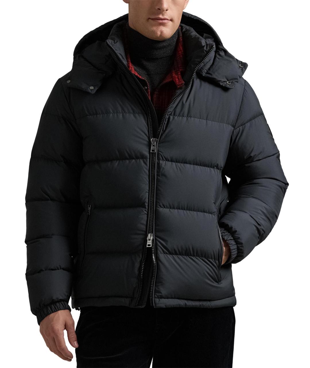 POLO RALPH LAUREN Черный пуховик, фото 7