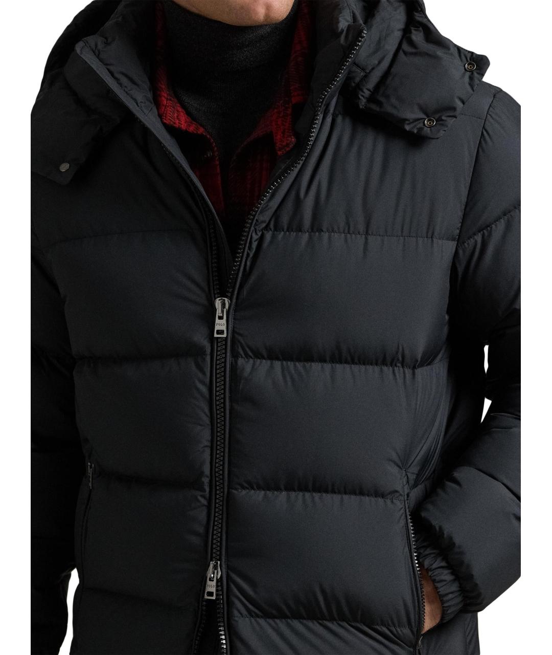POLO RALPH LAUREN Черный пуховик, фото 4