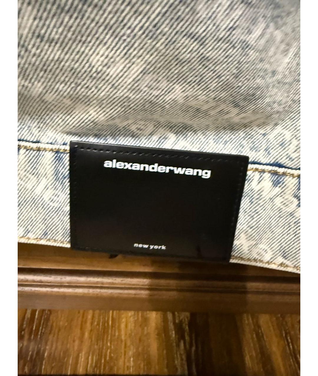 ALEXANDER WANG Голубая деним куртка, фото 5