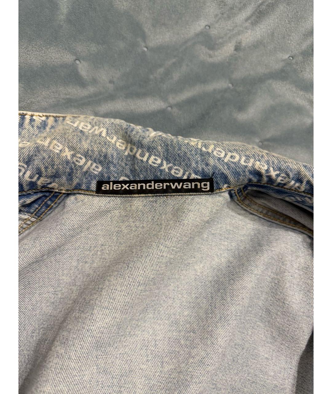 ALEXANDER WANG Голубая деним куртка, фото 3